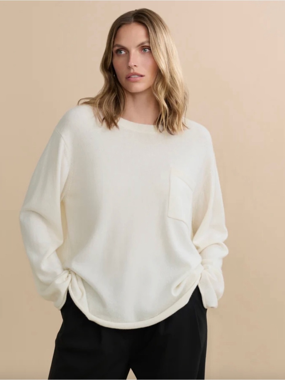 Jenni Kayne Chandler Cashmere Long Sleeve Tee